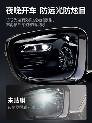for rainy days – Rearview mirror rainproof sticker