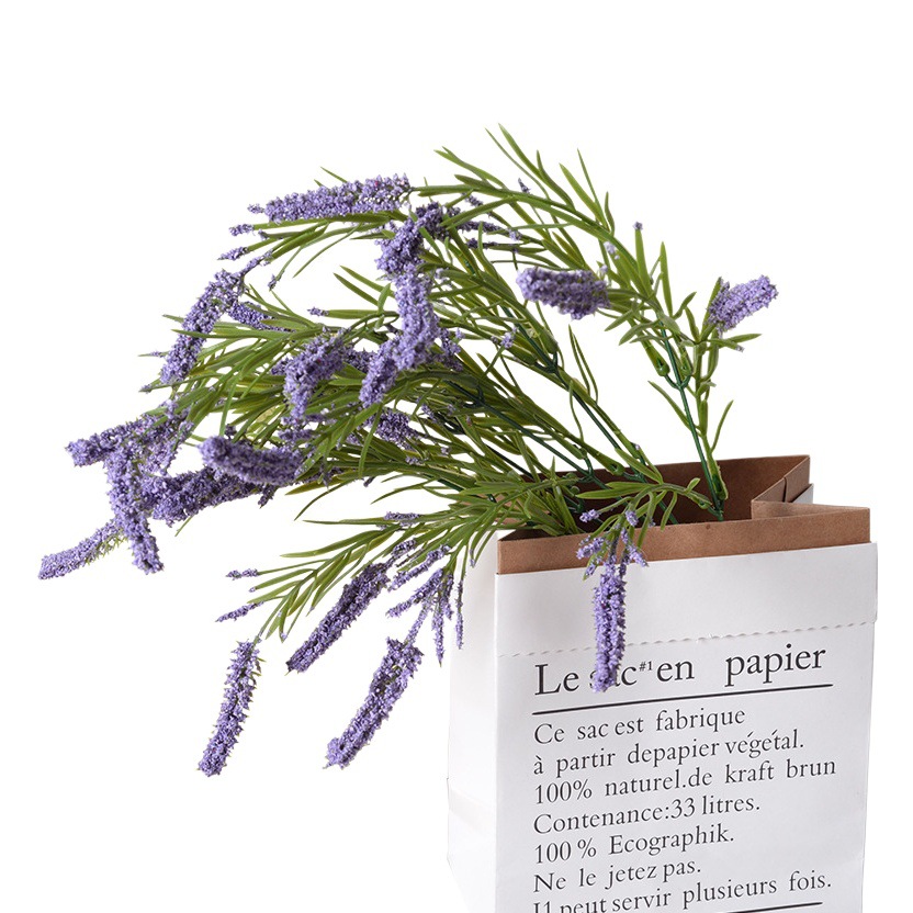 Artificial flor artificial ramo de lavanda flor artificial transfronteriza Comercio exterior venta al por mayor Hotel hogar sala de estar decoración de la boda adornos