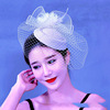 Retro hat, hair accessory for bride, European style