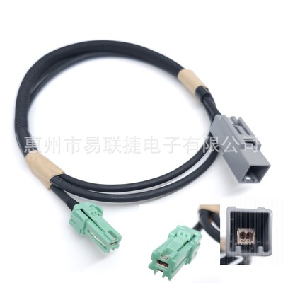 JAE连接器7475-0577 90980-12D54 DCM转接线 绿灰L=1070mm 汽车线