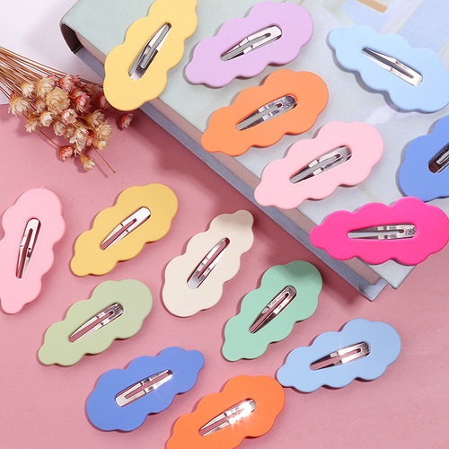 马卡龙色发夹BB夹春天色儿童发卡头夹发饰头饰边夹刘海夹侧边夹子