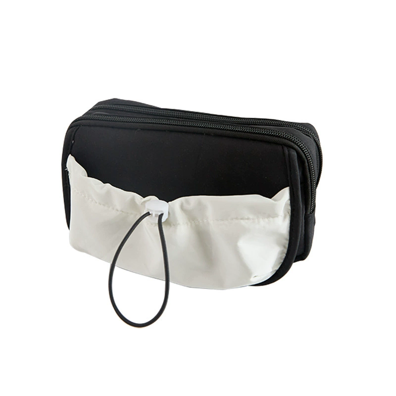 Big capacious pencil case for boys, high quality multilayer storage system, 2024 years, drawstring