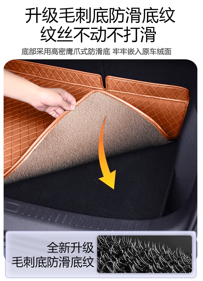26 models of Wenjie M9 trunk mats, full coverage car interior waterproof accessories, Wenjie M9 six-seater trunk mat