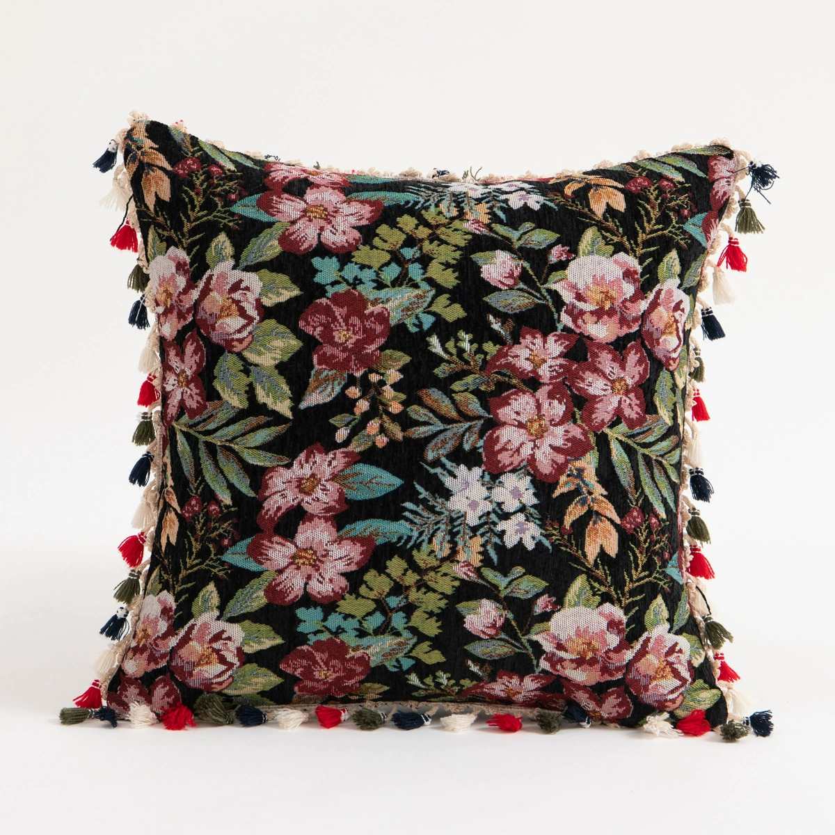 Decorative retro pillow / cushion, floral & patterned designs, sizes 30×50 cm and 45×45 cm