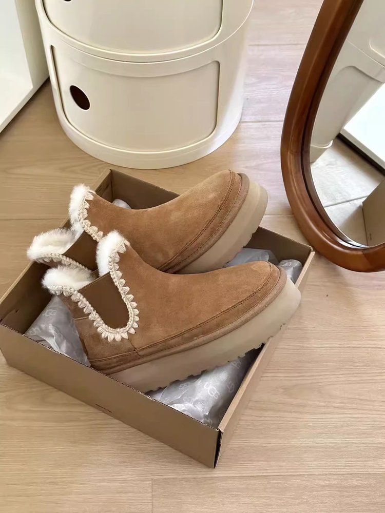 Stivali invernali da donna tutto in uno Stivali da neve Pan di Spagna Suole spesse Maggiore traspirabilità Scarpe casual_voghion.com