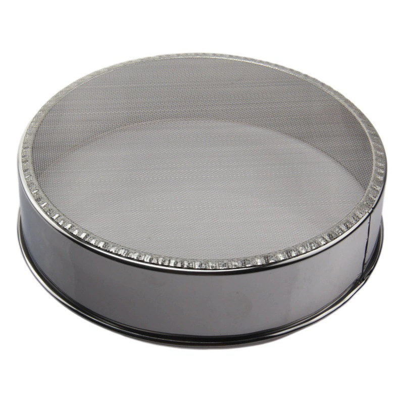 Утолщенная нержавеющая сталь 40 сетка Нижняя сетка Порошок Экран Бытовое ручное сито Кухонный инструмент для выпечки Фильтр Сетка