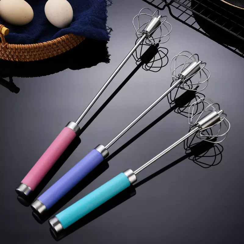 不锈钢半自动打蛋器手动家用手持式奶油打发厨房鸡蛋搅拌器