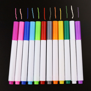 Wheat Straw 12-Color Painting Water-Soluble Dust-Free Blackboard Erasable Light Board Pen Liquid Chalk Erasable Pen