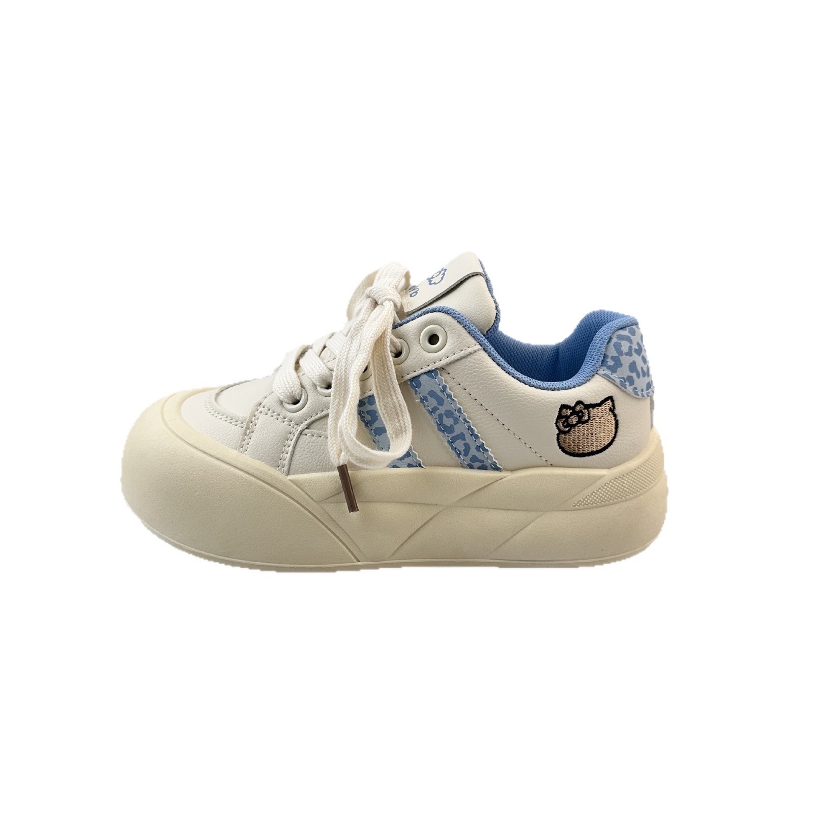 Zapatos de pan de fondo grueso de larga onda, zapatos de pan de fondo grueso de fondo