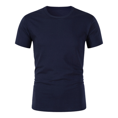 Summer solid color crew neck short sleeve exercise fitness quick-drying mesh breathable top plus size advertisement shirt workwear