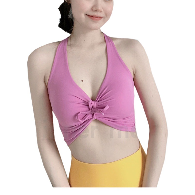 Comercio exterior deportes fitness chaleco belleza de la mujer hacia atrás empujar hacia arriba sensación desnuda multifuncional de dos desgaste de Yoga de secado rápido chaleco sujetador entrega