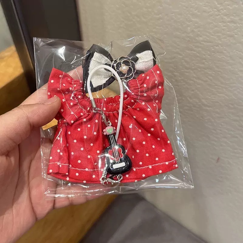 洋服のみ】17cm 一世代と二世代 ラブブベビー服ペンダント ラブブスカート バッグセット リボン 新品|undefined