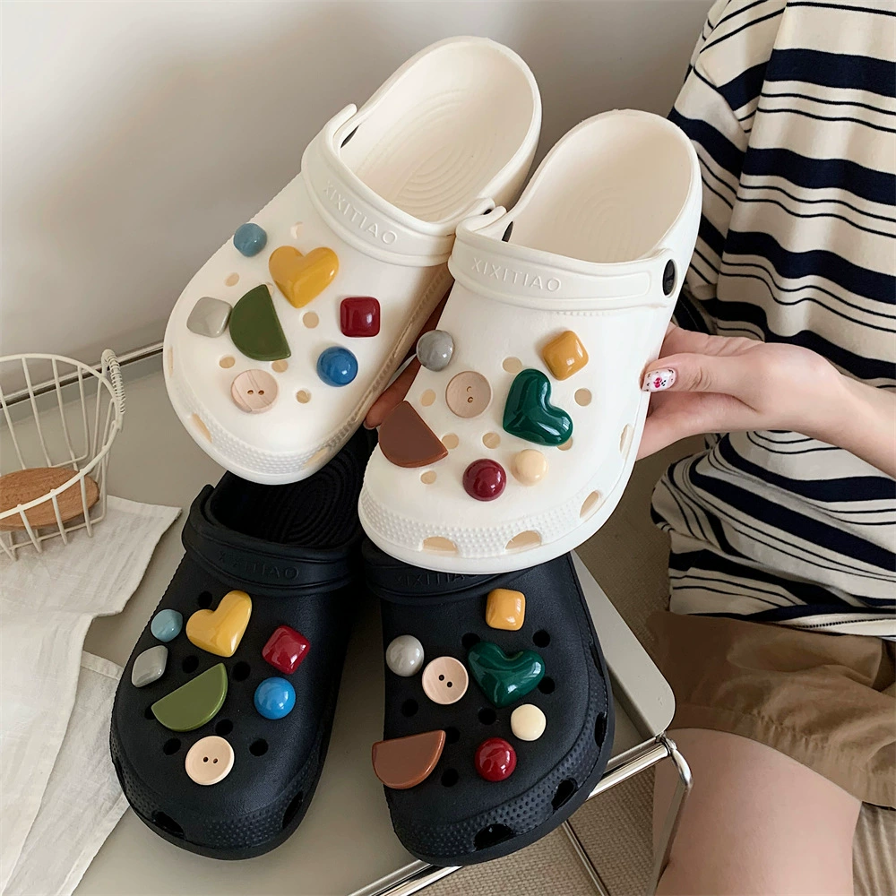 Новый стиль интернет-знаменитости крутые креативные геометрические туфли с бальзамом и мягкой подошвой, уличная Женская летняя обувь, сандалии с дерьким ощущением