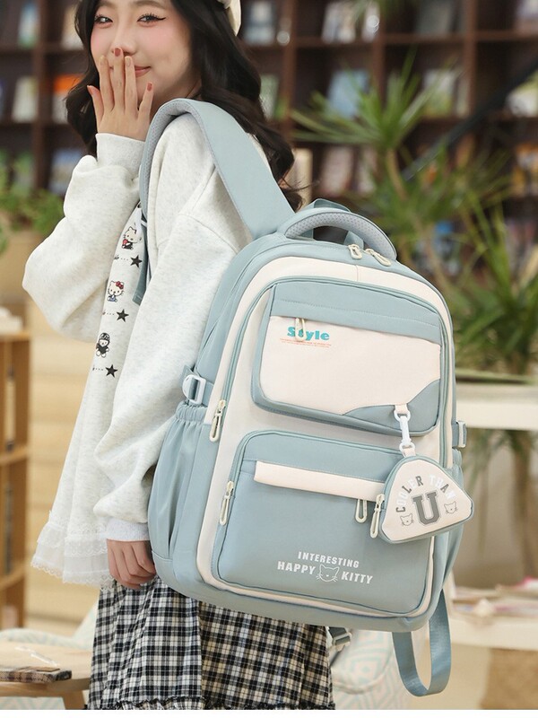 ins 日本の中学生と高校生のランドセル女性韓国版キャンパス多用途バックパック大容量と見栄えの良い|undefined