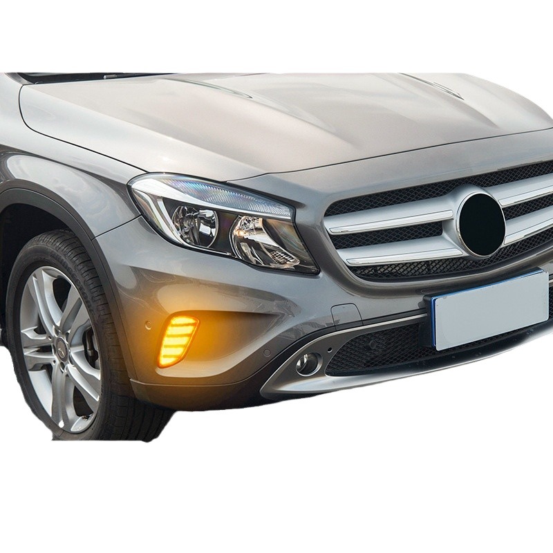 Para 17 - 18 Mercedes-Benz GLA CLA180 200 Lámpara diurna GLA Lámpara diurna