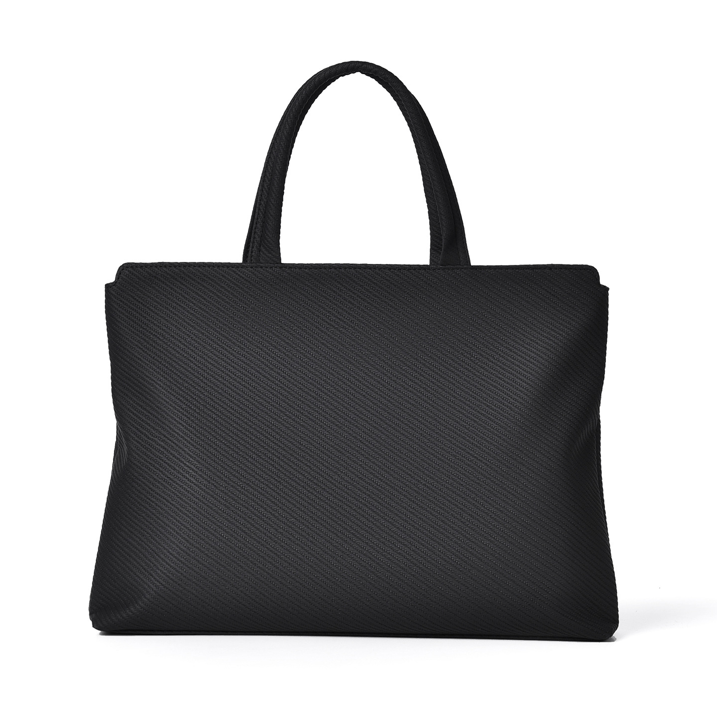 Men's Woven Pattern Briefcase, Men's Casual Business Bag, Large Capacity Computer Bag, Conference Document Bag