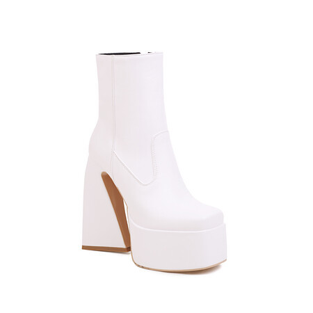 High low boots, European style, plus size, Amazon