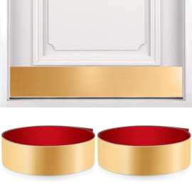 门自粘踢脚板不锈钢门脚盖内外门推板踢脚线底板装饰金属保护面板