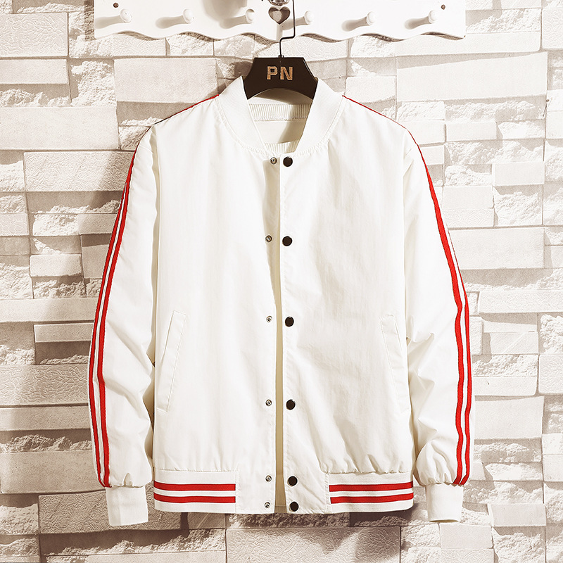 Giacca uomo autunno stile baseball casual con collo alla coreana_voghion.com