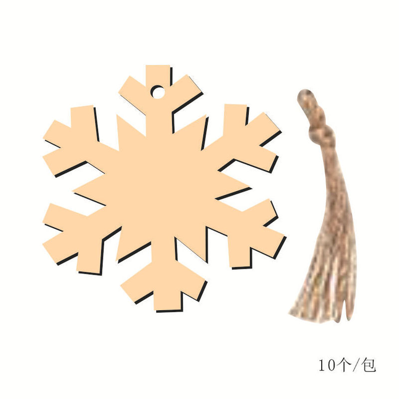 木の工芸品のアイデアクリスマスの木片のペンダントの家庭の装飾品の手描きのDIYの道具のクリスマスのペンダント|undefined