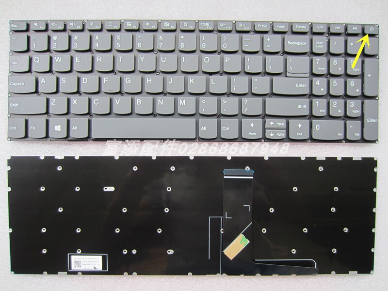 Suitable for Lenovo 320S-15Ikb 120S-15Iap 520-15Ikb Xiaoxinchao 7000-15 Keyboard Suitable for Lenovo 320S-15Ikb 120S-15Iap 520-15Ikb Xiaoxinchao 7000-15 Keyboard
