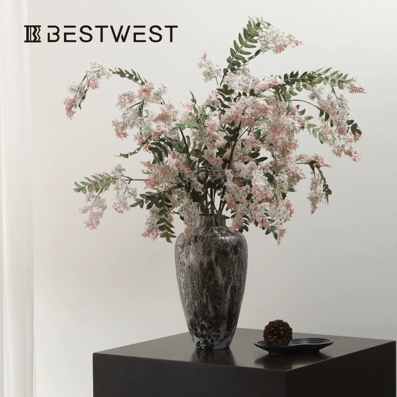 Bosi Home Huahua имитация цветочных цветов Advanced Чувство Реалистичный Обеденный стол Декор Цветочная гостиная Цветочная композиция Легкий роскошный букет