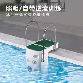 游泳池壁挂机过滤器一体化清洁消毒壁挂式循环水泵泳池水处理设备