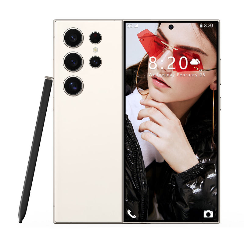 新型S24Ultra+人気商品7.3インチ高解像度16+1T Androidスマート5G携帯電話OTG|undefined