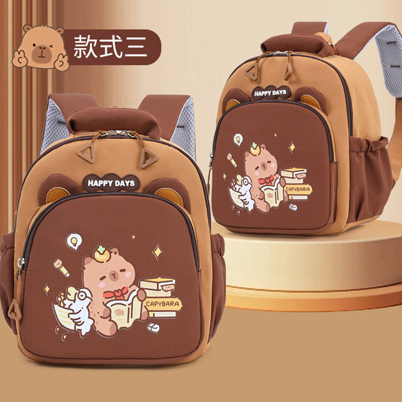 Mochila de niña encantadora, caricatura, mochila de jardín de infantes para niños, nueva mochila para niños de preescolar.