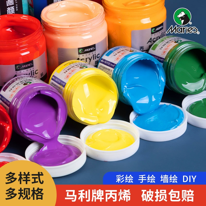 Pigment acrylic, children's art set, waterproof painted dye, sun protection