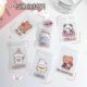 Christmas cute small size PE bag sealed bag cartoon bear biscuit candy mask small size storage bag