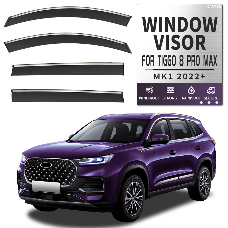 Suitable for Chery Ruihu 8 PRO MAX Sunny and Rain shield TIGGO 8 PRO MAX Window visor