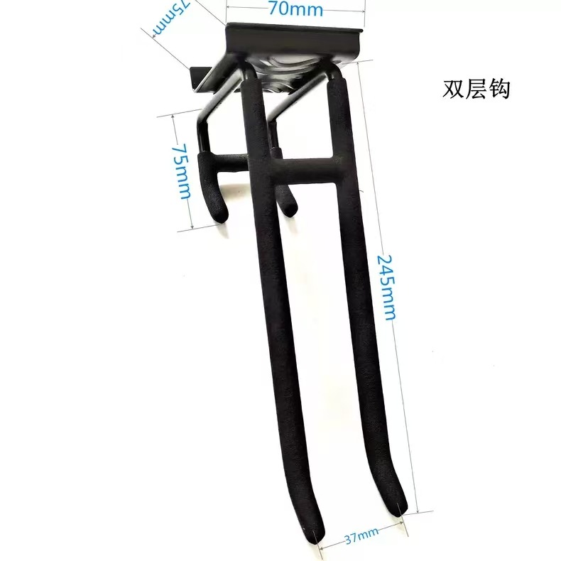 gancho de placa de ranura transfronteriza para almacenamiento de pared pesada percha metálica para herramientas de jardín para colocar ganchos de pared para objetos pesados tipo de pared image 16
