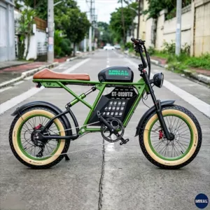 MINAL 20 düymlük Retro Elektrik Motosiklet, Off-road Çimərlik Litium Batareya