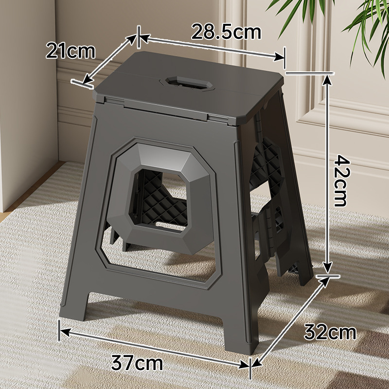 Negro elegante (altura de asiento 42cm) engrosado