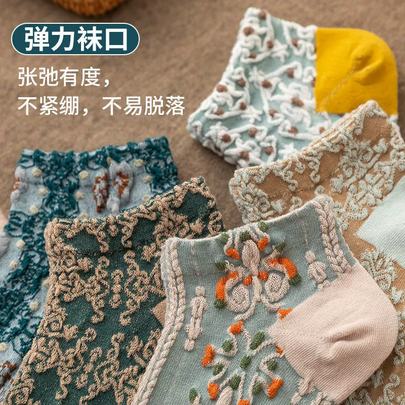 Трендовые спортивные хлопковые дышащие весенне-летние трехмерные коленные носки, интернет-звезда