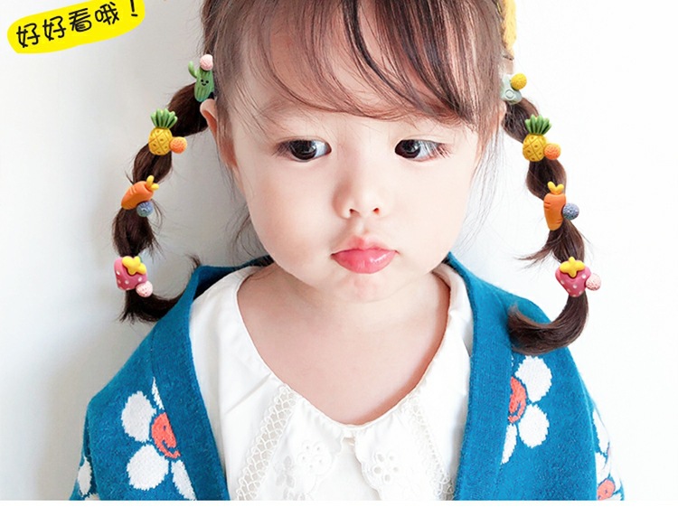 Plush Thumb Circle Cartoon Elastic Band