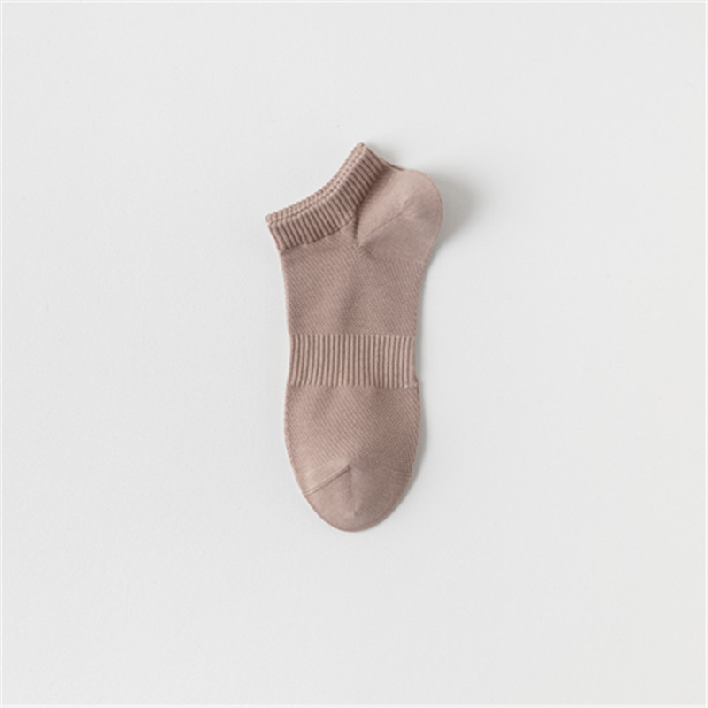 Calcetines de algodón de calcetines de color puro Hombre Calcetines de malla transpirable calcetines de barco invisible delgada japonesa de verano para Hombre Calcetines al por mayor