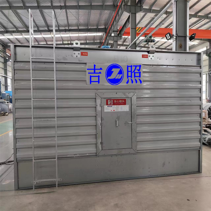 上海吉照冷却塔定制玻璃钢方形横流式轴流式风机变频电机经济节能