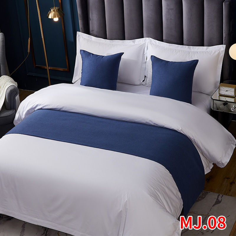 hotel hotel The bed Supplies wholesale Flax Fabric Simplicity modern hotel End of the bed towel Bed flag Bed covers
