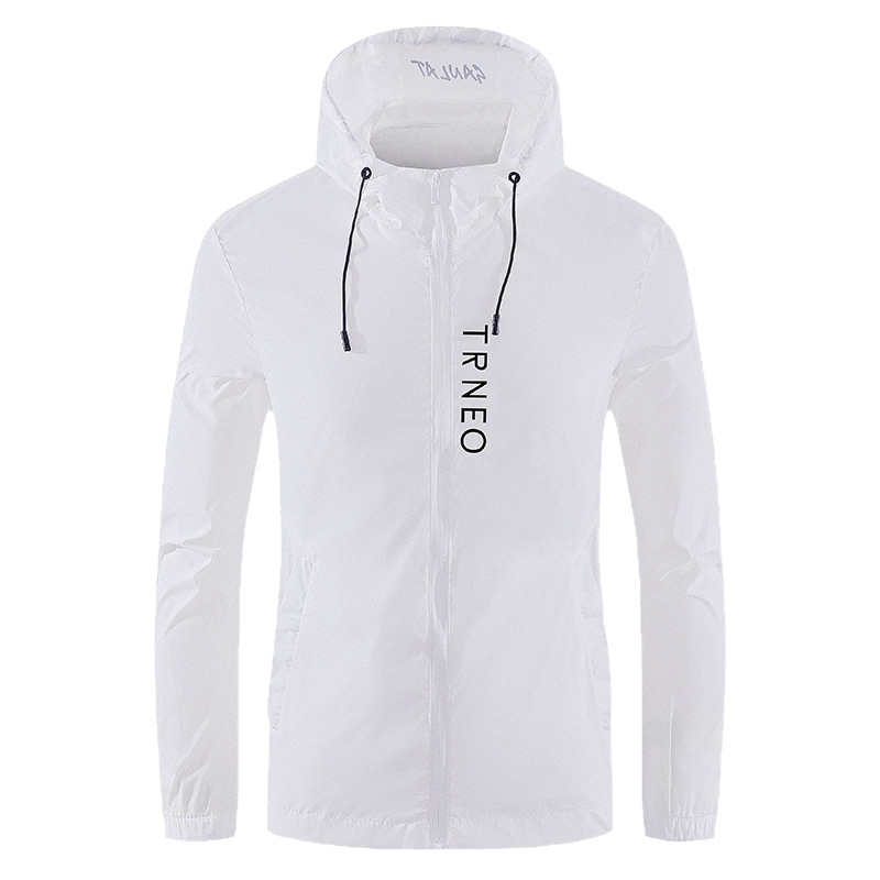 Ropa de verano protector solar anti-UV juvenil moda moda ultra delgada ropa de piel con capuz transpirable