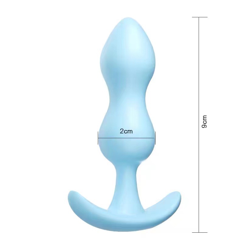 Jelly Anal Plug 3-Pack, Flexible TPE, Three Sizes for Beginners — detail image 16
