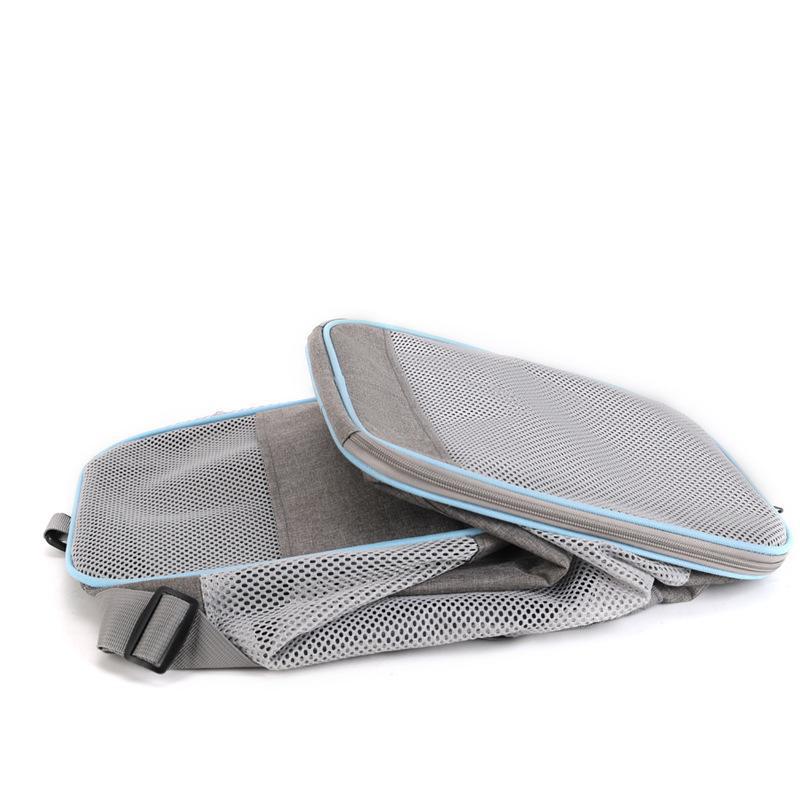 Nuovo, con più scomparti, pieghevole, borsa per gatti portatile per uscite, grande capacità, zaino a tracolla per animali domestici_voghion.com
