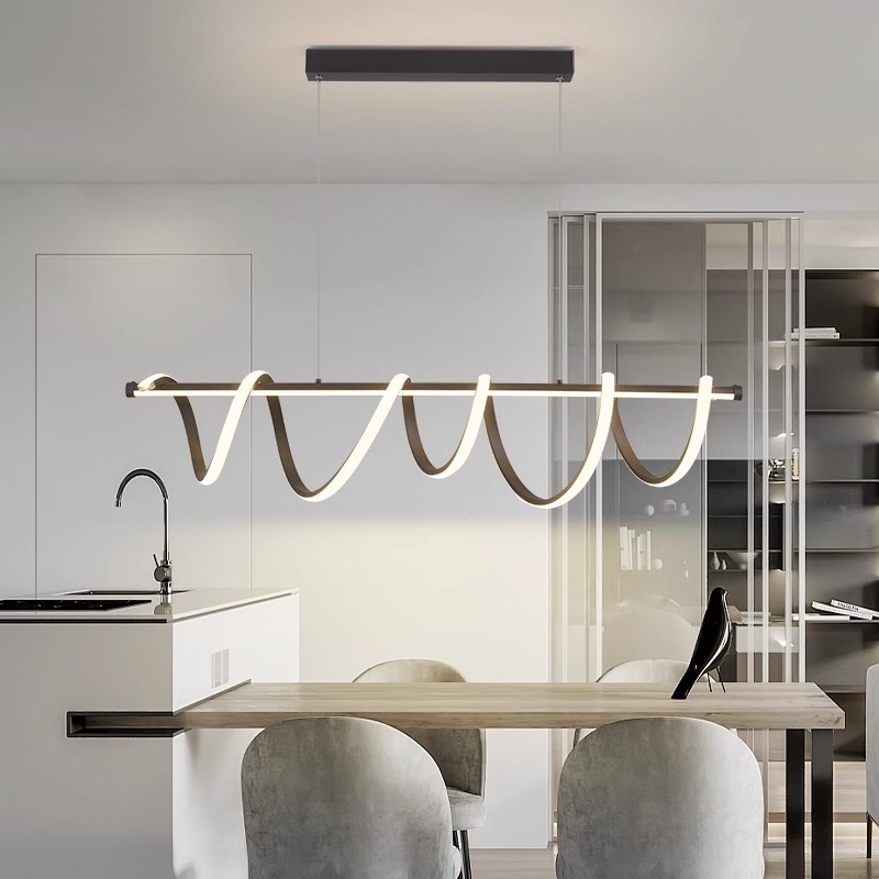 Lámpara de comedor minimalista de atmósfera moderna y lujosa de comedor doméstico de bar de atmósfera de luces personales