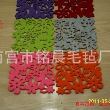 供应多款环保毛毡杯垫 颜色多种可选 2018新品