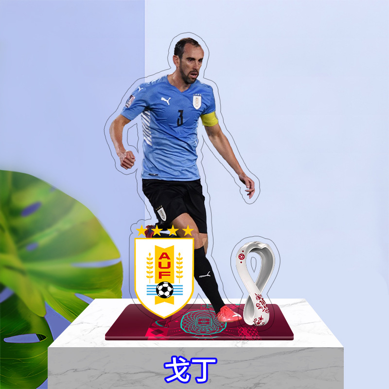 Figura Acrílica de Estrella de Fútbol de Acrílico, para Regalo de Cumpleaños
