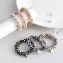 头绳韩国高级感不伤发发圈 高弹力皮套发绳皮筋 扎头发女发饰头饰