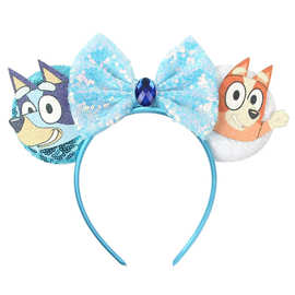 跨境新款发箍 buley和bingo米奇耳朵发箍 塔尔斯游乐园自拍装饰