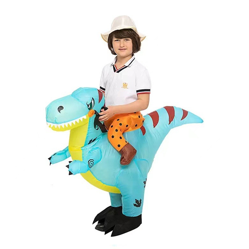 Disfraz inflable de dinosaurio personalizable Alien Shark Dress Up Halloween Espectáculo divertido Decoración de fiesta Resurrección