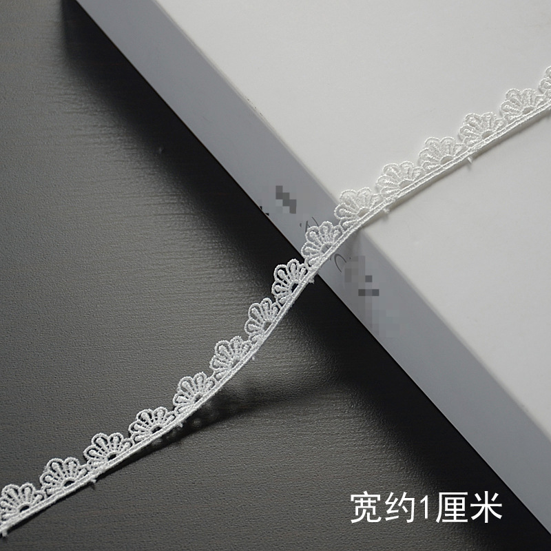 Y8YO bordado encaje vacío soluble en agua accesorios de encaje accesorios de ropa material de decoración DIY tocado hecho a mano